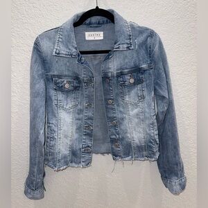 Eunina Cropped Denim Jacket